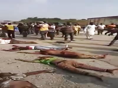 Fatal Accident lots of dead apes