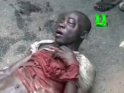 ape gets Lynched live on tv