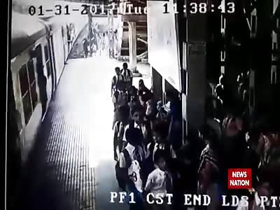 man jumped in front of a train