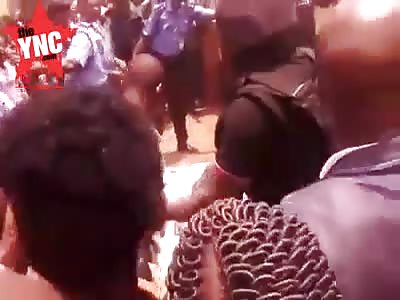 Policemen Shoot  'Vampire' an African gangster It was celebration galore 