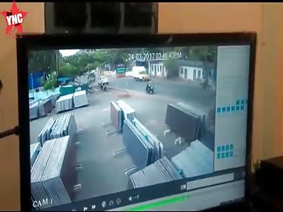 4 youths die as college van hits truck