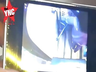 Taiwan youth fall out of a bus and died 