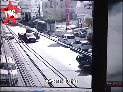  one  gangster dead and four injured  