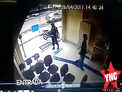 thugs destroy post office and steal nothing