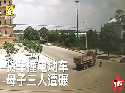truck vs biker