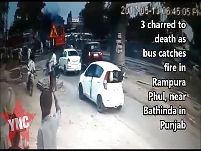 3 burn alive on a coach 