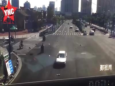  an electric car took apart of his legs