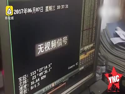 Suicidal man jumps to the driver's seat of a moving bus and steers to crash it 