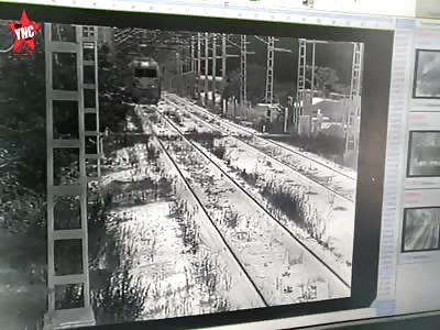 drunk Russian dies when a train hits him