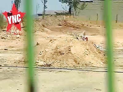 back from hell a truck drove 1.2 miles while on fire  (Spain) 