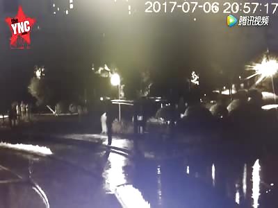 15 year old boy walking in a park on his phone not looking were he is goinf falls into a lake and drowns