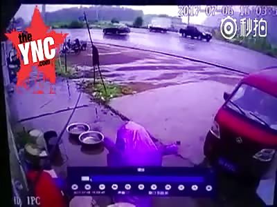 Truck crashes with Bus ejecting passengers