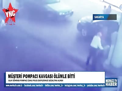 71 year old man dies with one punch at petrol sation