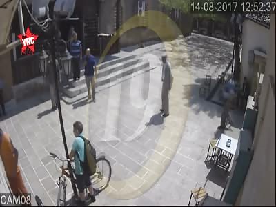 man in turkey shot his brother-in-law dead in  the mosque because of a  disagreement 