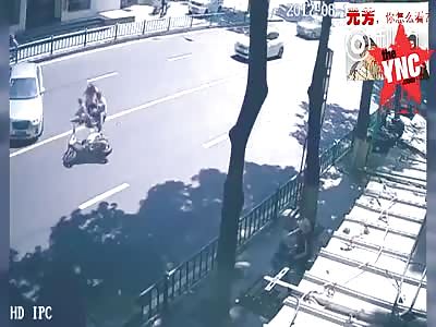 electric car tried to kill a family 