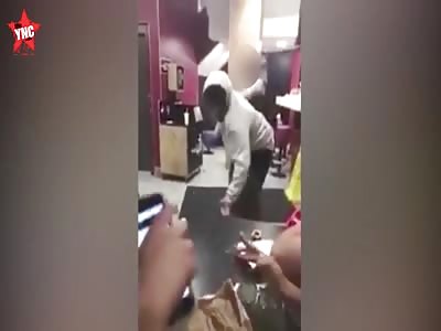 man gets stabbed at McDonald in Kent,England