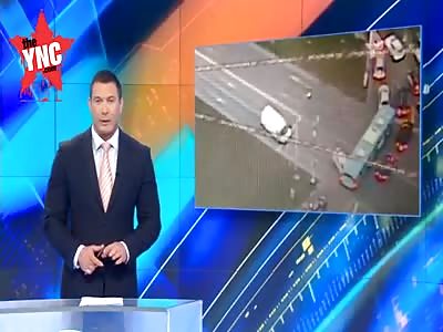  One person died in an accident in which a passenger car rammed and overturned a bus in Moscow