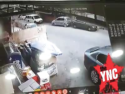 boy nearly gets crushed in Israel 