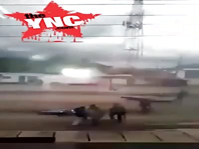 outbreak of bad protests in Kenya now Police Beat innocent people who are NOT protesting  then destroy their property