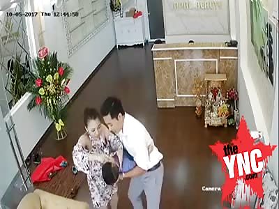 boy nearly died in the arms of his father in Vietnam  