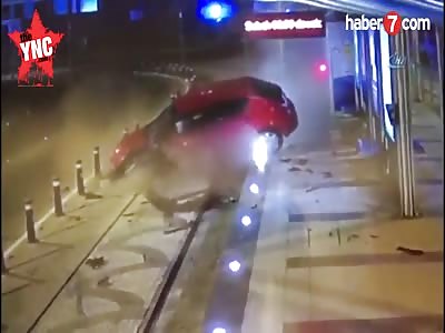 brutal accident in KarÅŸÄ±yaka district ,turkey 