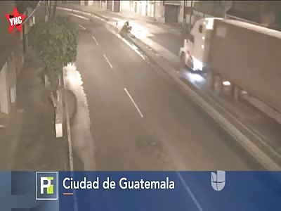 in Guatemala motorcyclist escapes death  but leaves his friend to die