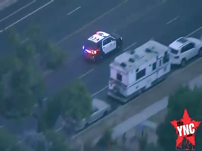 Man in Stolen L.A. Sheriffâ€™s Vehicle is cashed and shot