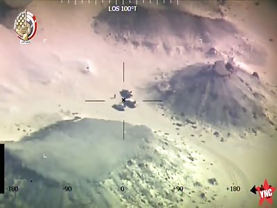 revenge attack large number of terrorist elements killed by the Egyptian air force