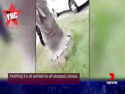 three police officers were attacked in Australia