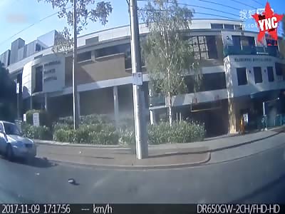 nice accident with a  96-year-old driver 