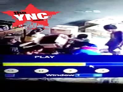 a boss in the Philippines beats his female employee due to stress