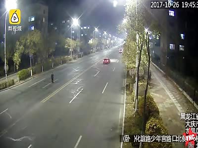 ELDERLY DID NOT REALIZE HE WAS IN THE ROAD RESULTING IN ACCIDENT