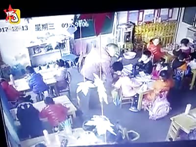 elderly teacher makes a student suffer for 12 seconds 