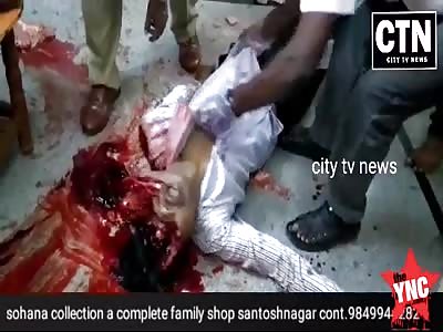 Man blow his head off he was Retd.Army Jawan By Name Venugopal Aged 55 yrs Resident Of Kamatipura 