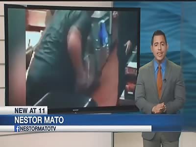 McDonalds employees fight, pull gun in front of customer