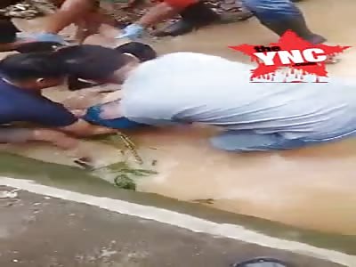 The discovery of a body in Semarang 