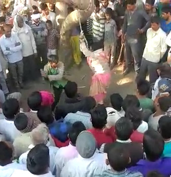 Woman Tied To Tree, Beaten As People Watch. No One Intervenes