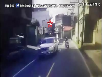 nearly crushed in   New Taipei City