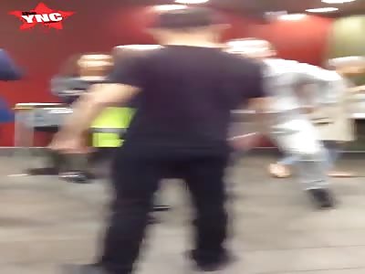  gay boy knocks out a hardman in mcdonalds 