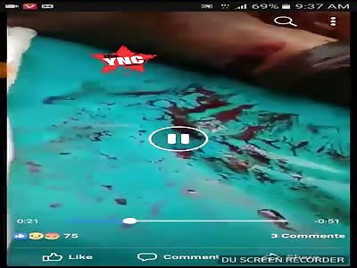 A MAN NAMED HAJI IQBAL KILLED MOHIUDDIN MAMA WITH A MACHETE DUE TO A DISPUTE OVER LAND