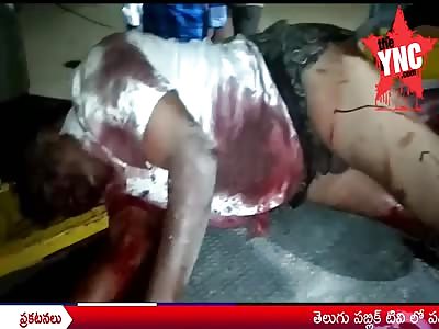 son-in-law gets hacked with a machete by his father