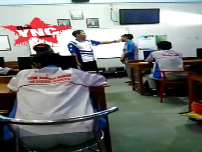 hebei teacher gives a student a hard slap