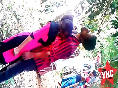 love couple suicide because of their age and of their different religion, their family did not accept it.