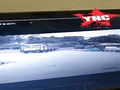 Lallan Jaiswal gets crushed by a truck near Sultanpur