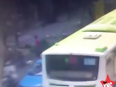  construction materials fell on to a woman in Nanchang