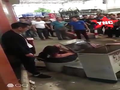 woman chopped up and put in the bin