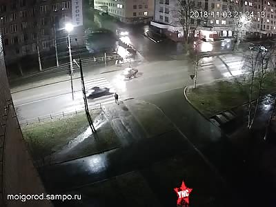 man died on the zebra crossing in Petrozavodsk.