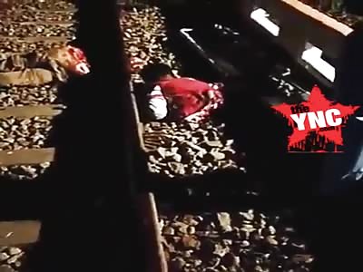 [aftermath of]THREE DEAD AND SEVERAL WOUNDS IN TRAIN ACCIDENT