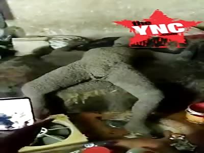 Body discovery  was filled with maggots in java