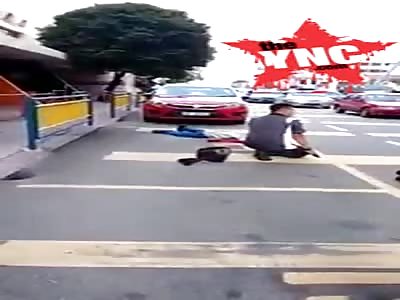 in Penang,Malaysia at 3:54 pm Police shot dead a Indian man in front of pranginmall.